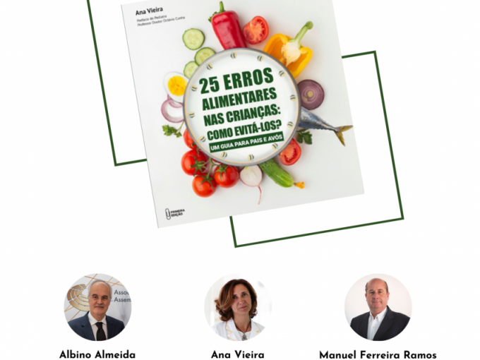 Cartaz - Apresentação do Livro 25 Erros Alimentares nas Crianças